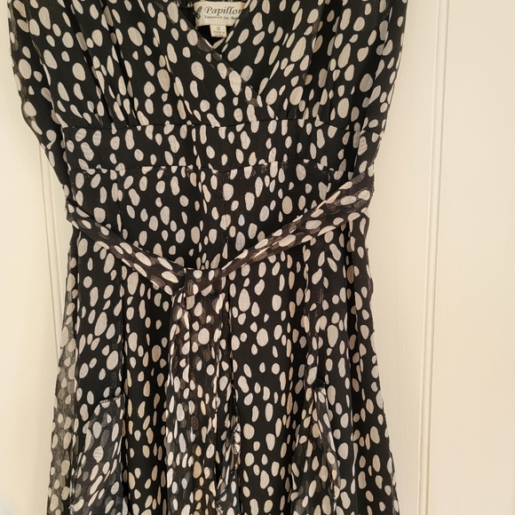 Midi dress black and white sixe M - Picture 7 of 12